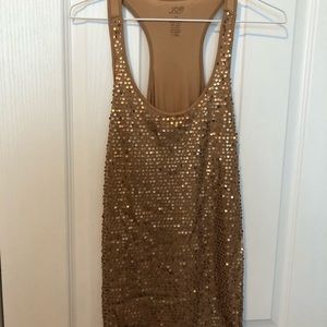 3/$20 Sequins Gold Tank ❇️